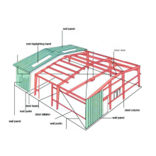 Low Price Industrial Construction Building Workshop Galvanized Steel Structure Space Frame